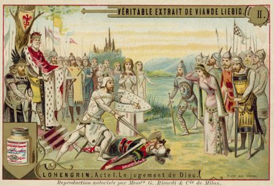Scene fra Richard Wagners opera Lohengrin af European School